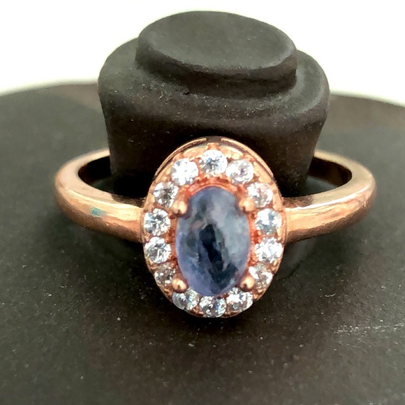 Jewelry - Tanzanite & 14K Rose Gold Plated